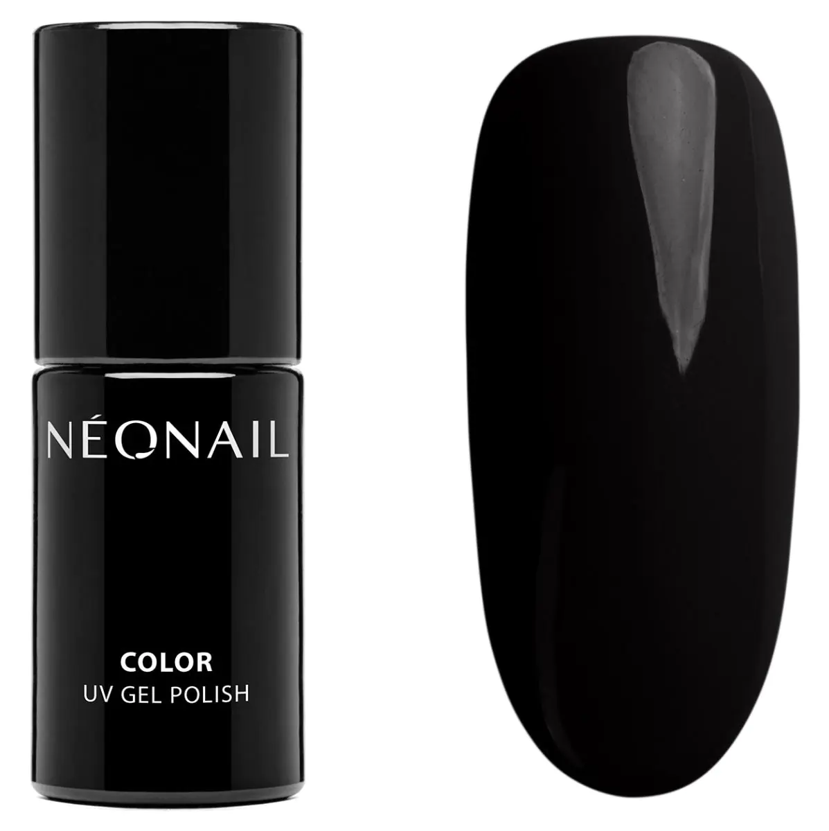 Neonail Lakier hybrydowy, Pure Black