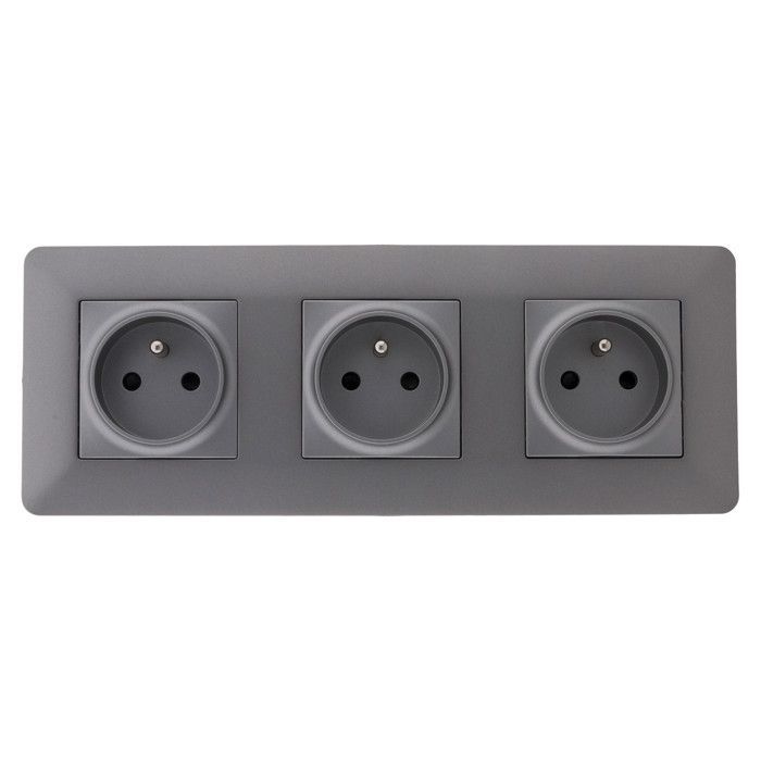 Toma Artezo triple 2P+T - titanio - Zenitech