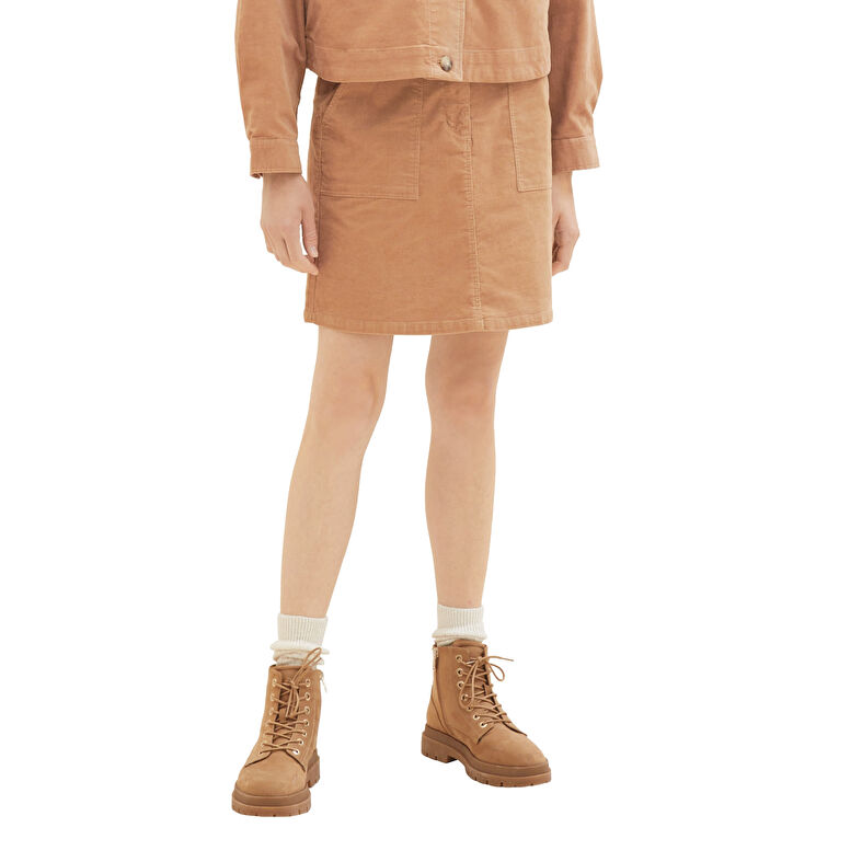  Beige naisten hame