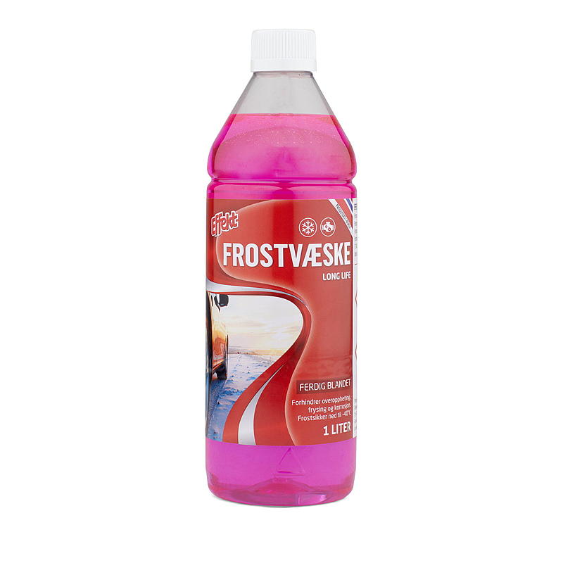 Effekt frostvæske 1 l, lang levetid, ferdiglaget, Effekt