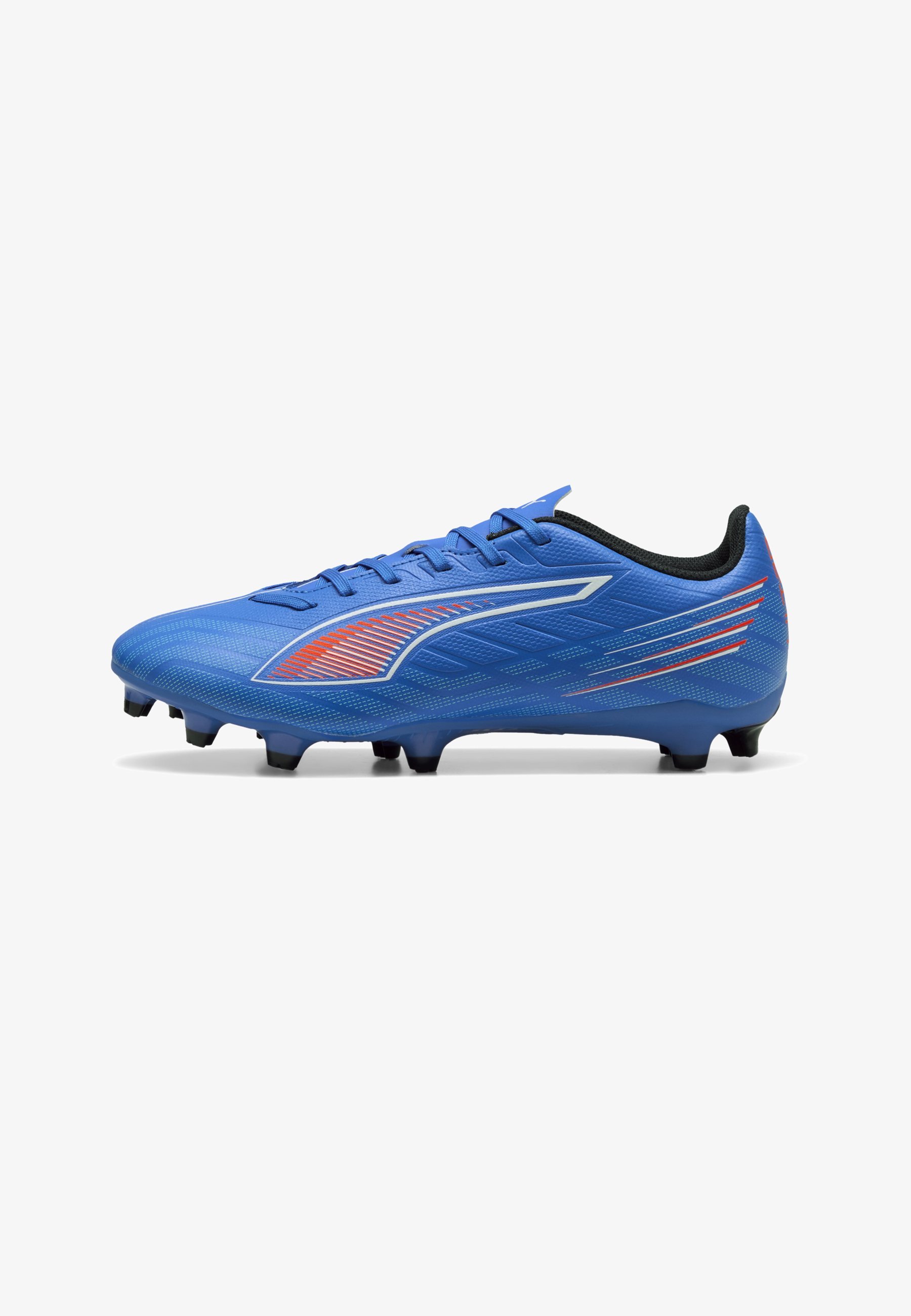 Puma ULTRA 6 PLAY - Voetbalschoenen voor stevige ondergrond - ultrablauw-wit-gloeiend rood