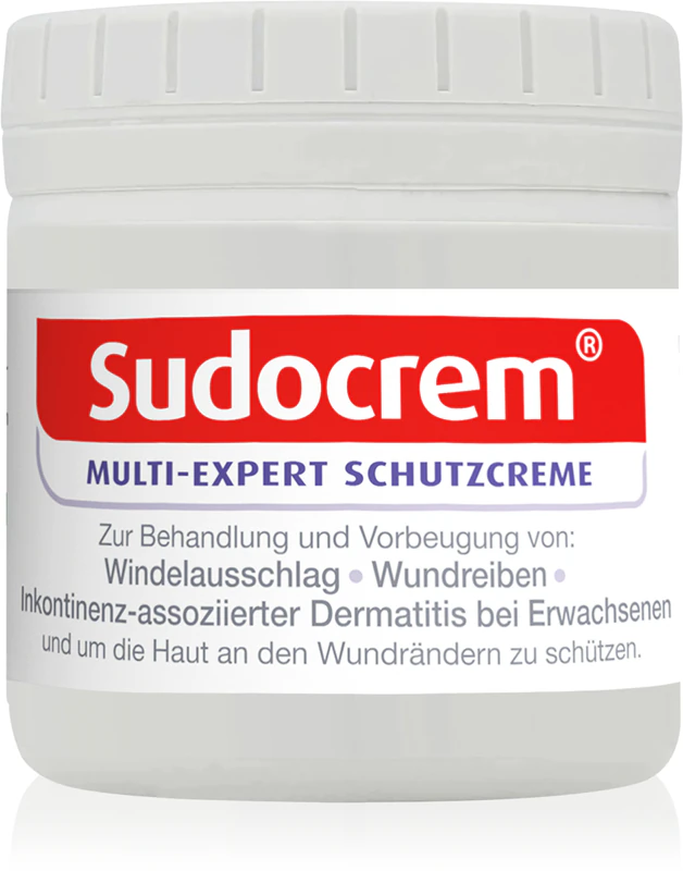Sudocrem Multi-Expert, creme protetor para dispositivos médicos, para peles sensíveis e irritadas.