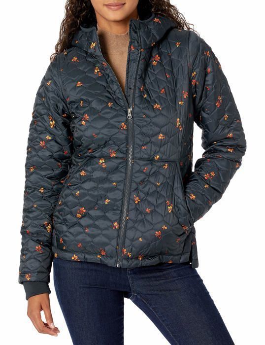 Doudoune Essentials - AE-W-FW20-OTW-172-NVYPF-Large - Amazon Doudoune Legere et Impermeable avec Doublure Sherpa Femme