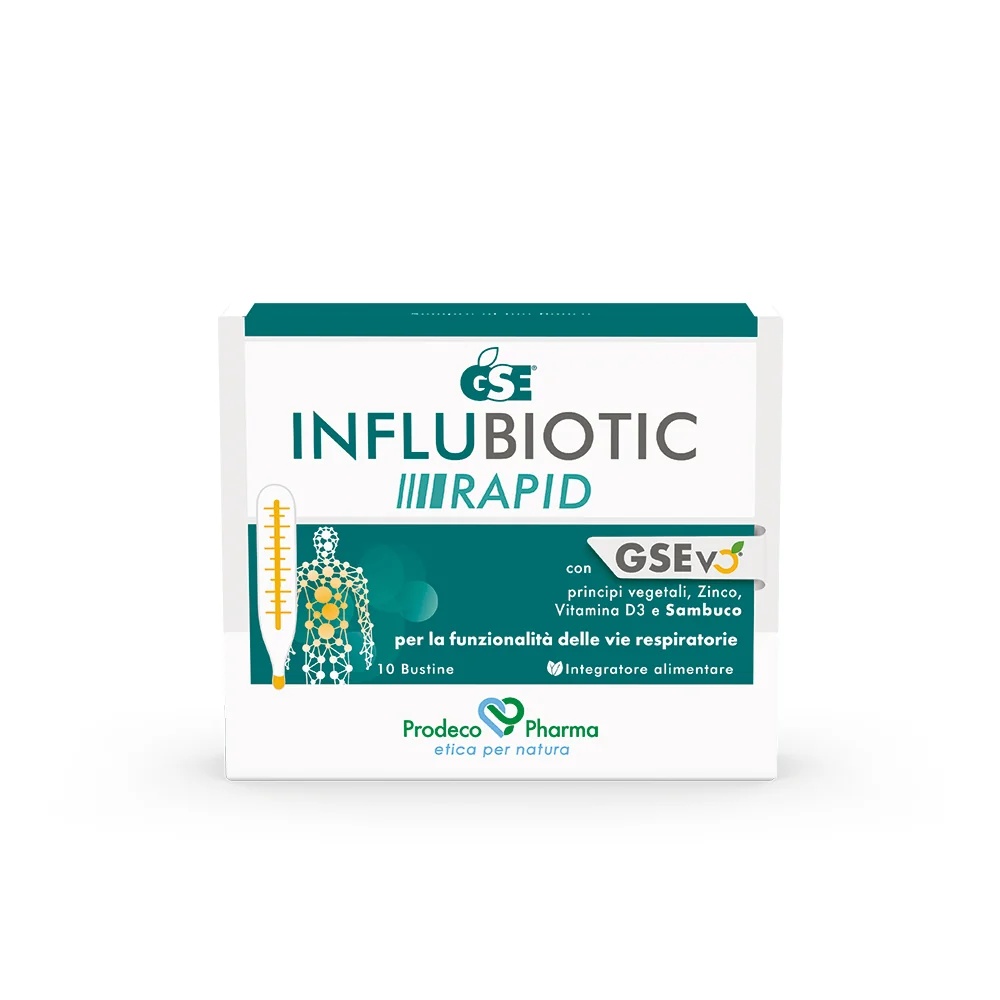 GSE Influbiotic Rapid ondersteunt het fysiologische evenwicht.