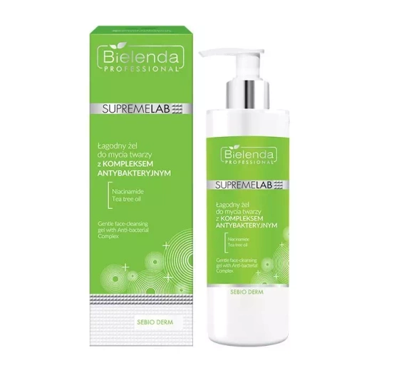 Bielenda Professional Supremelab Sebio Derm łagodny żel do mycia twarzy 200 g
