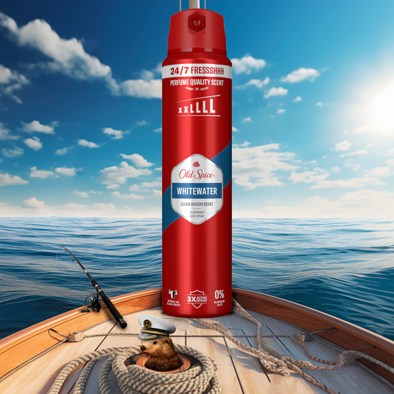 Deodorant v spreji Old Spice Whitewater pre mužov