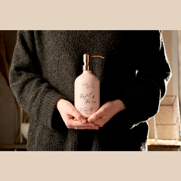 milly&sissy Zero Waste kézmosó mézes-mandulás utántöltő 40g
