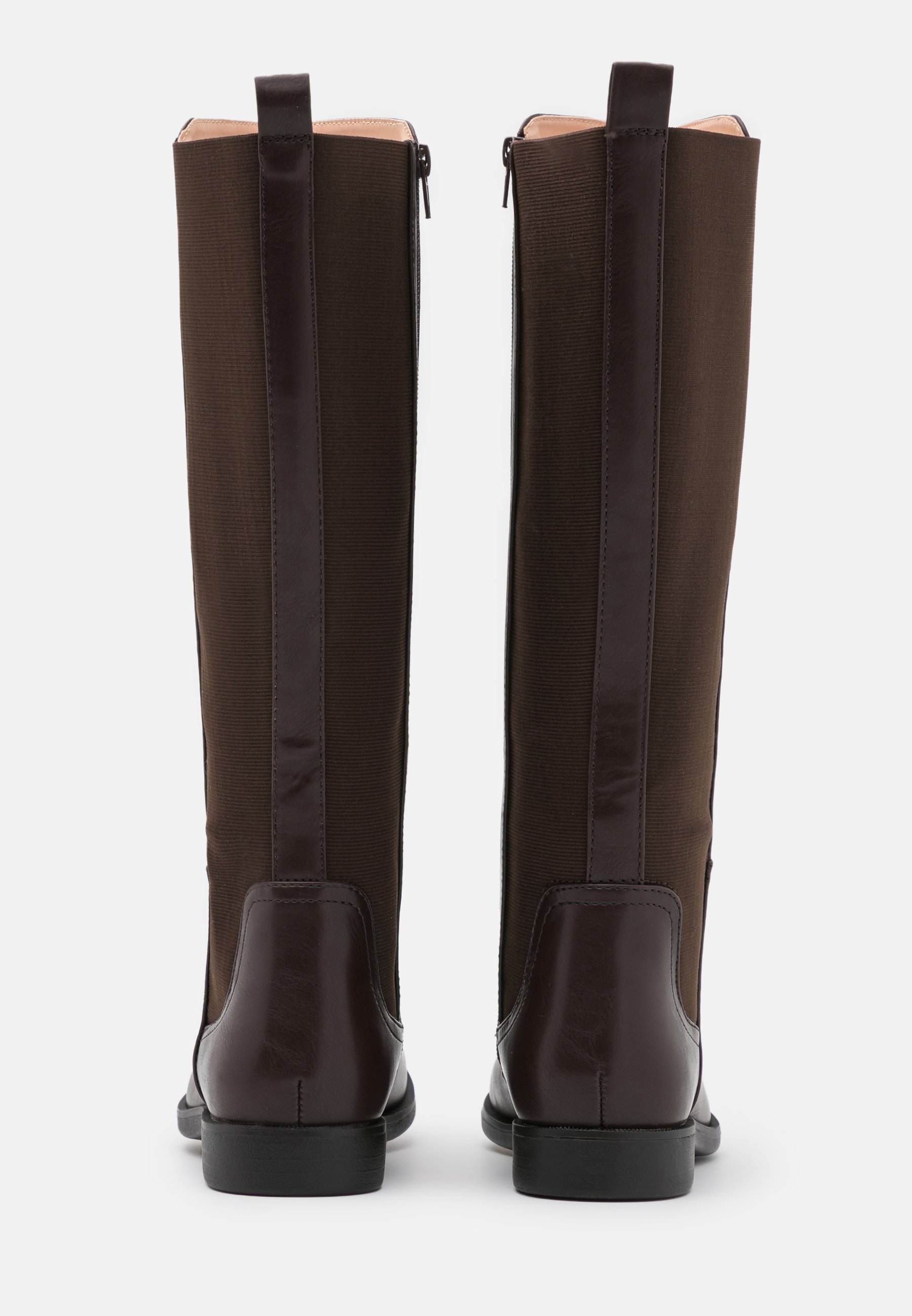 Bottes Anna Field à coupe large - marron foncé