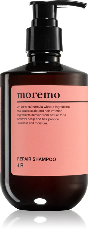 moremo Repair Shampoo R Tiefenregenerierendes Shampoo für schwaches und geschädigtes Haar