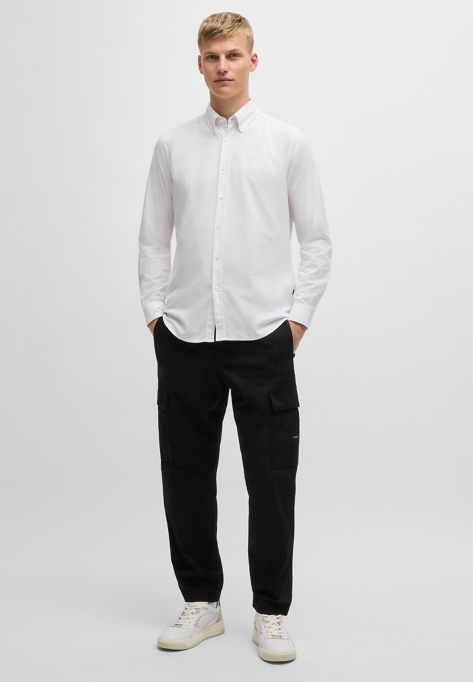 Chemise BOSS RICKERT blanche