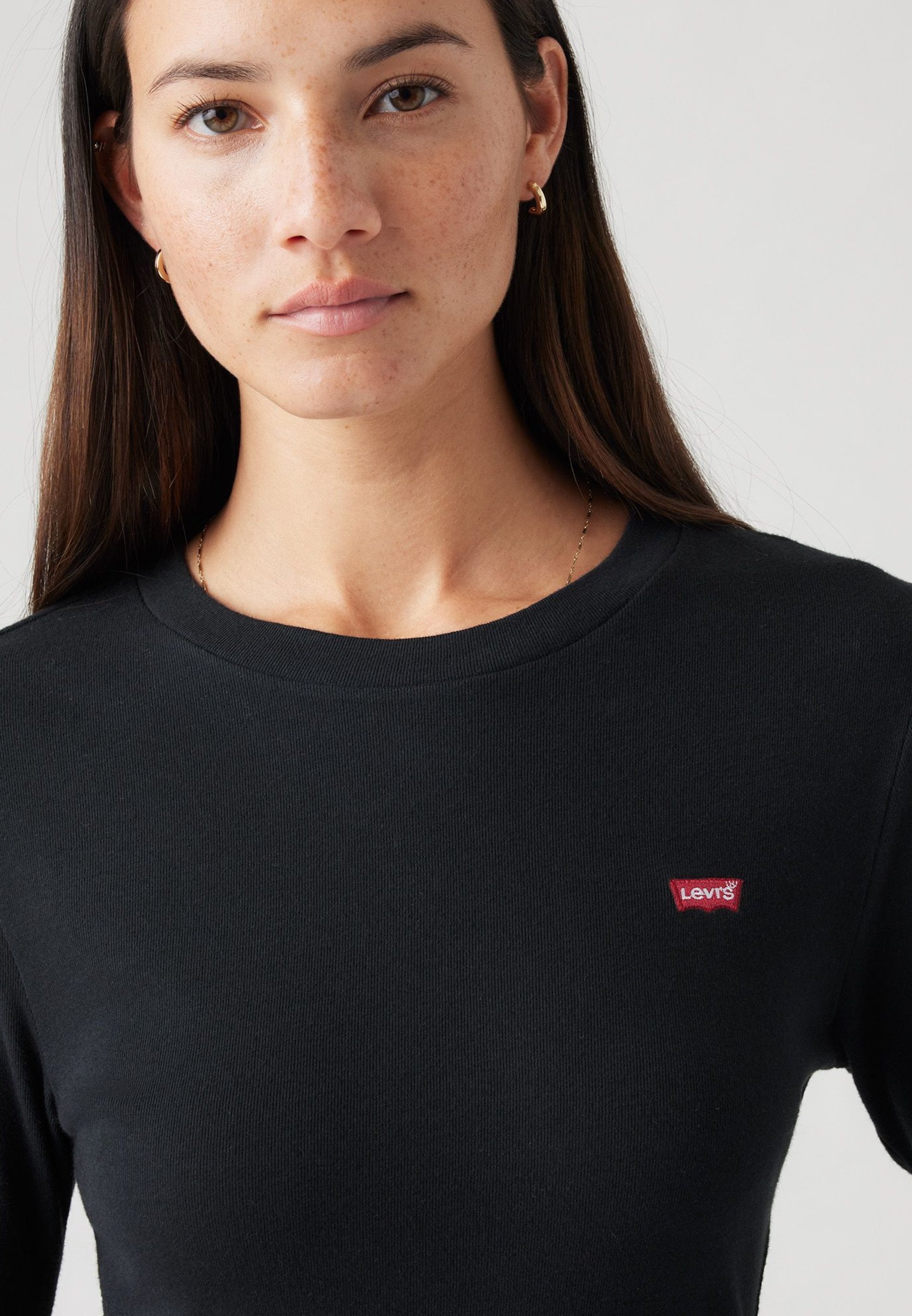 T-shirt Levi's® ESSENTIAL - Maglia a maniche lunghe - antracite night