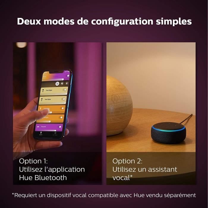Philips Hue White & Color Ambiance, Iris Bluetooth-compatibel, wit, werkt met Alexa, Google Assistant en Apple HomeKit.