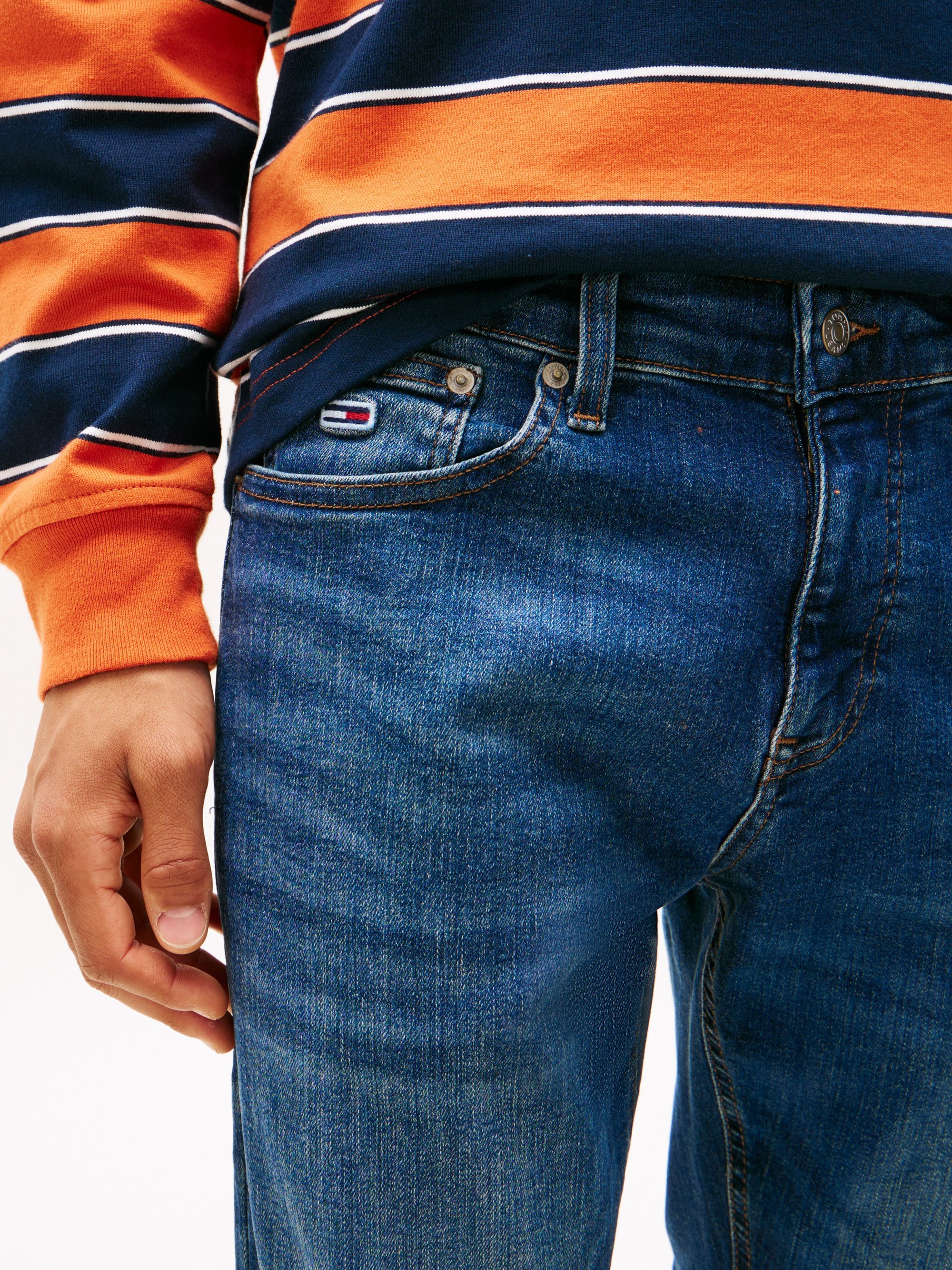 Tommy Jeans AUSTIN SLIM - Jeans slim fit - denim scuro