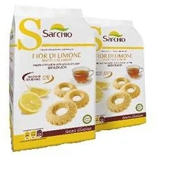 SARCHIO Glutenfreie Kekse Sarchio Zitronenblüte 200g