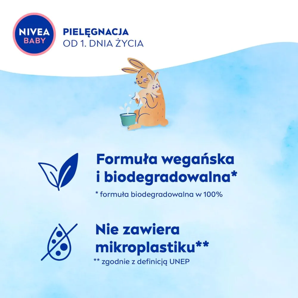 Nivea Baby Chusteczki biodegradowalne 99% Pure Water 3x57 szt.