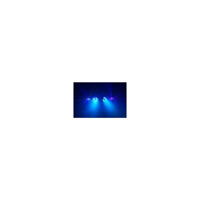 Beamz Partybar2 2x PAR Projectors + 2x Derby Lights, Control via DMX, remote control or automatic programs, Tripod stand included