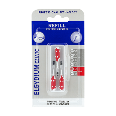Elgydium bred interdentalbørste refill 3 stk 3 stk