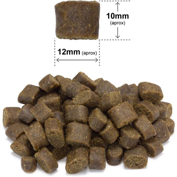Nourriture pour chiens au poisson frais - ESTAMPILLE - 2.5 Kg - Croquettes - 75% Viande et Poisson Frais - Sans gluten