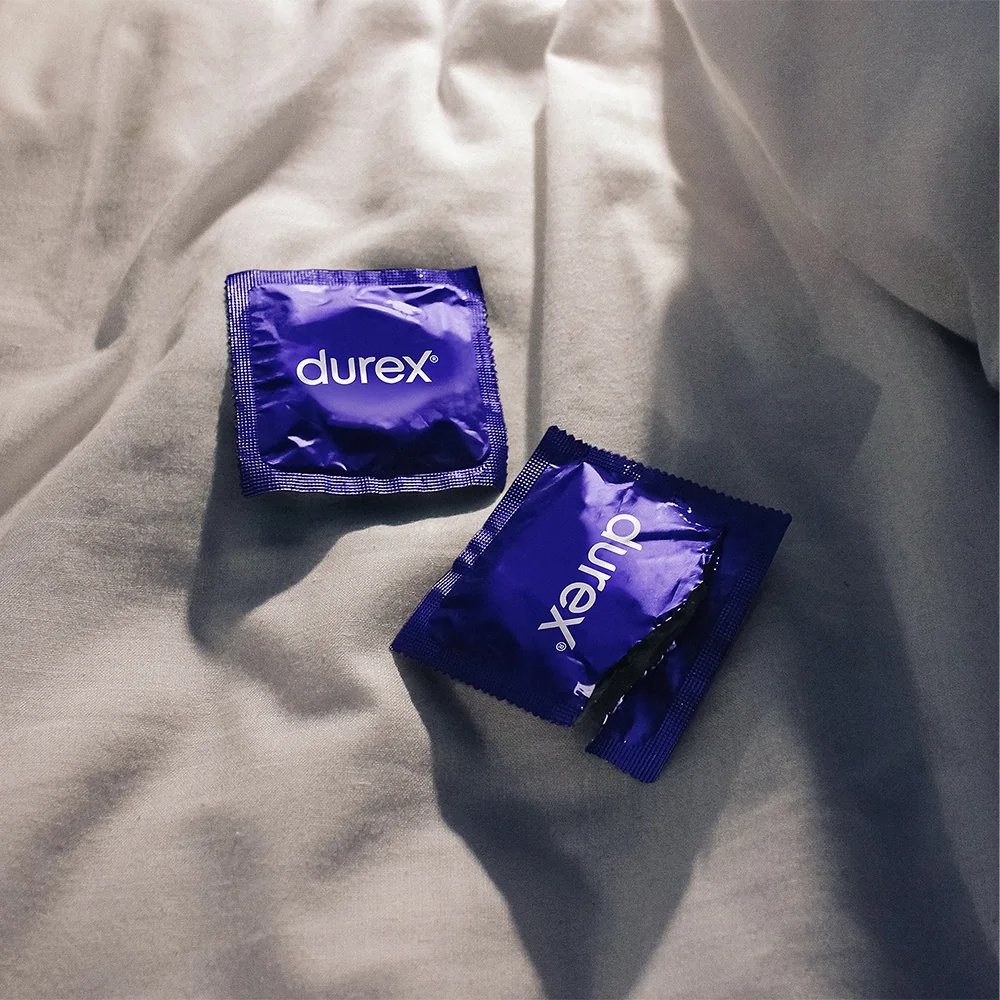 Durex Intense Kondome, 6 Stück, mit stimulierenden Rippen und Anti-Aging-Funktion