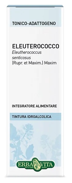 ERBA VITA Eleutherococcus Rx hidroalkoholiskā tinktūra 50 ml