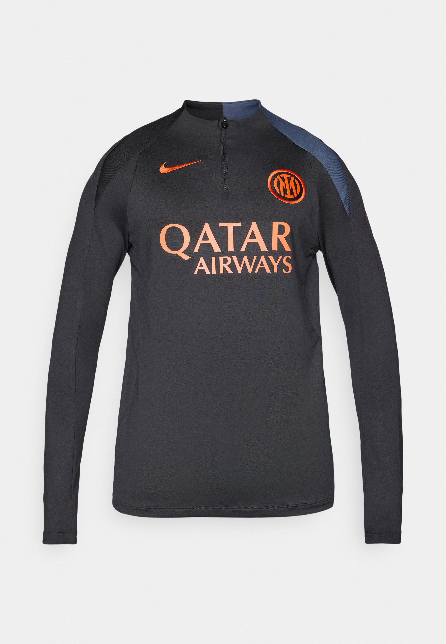 Brankářské tričko - Nike Performance INTER MNK DF STRK DRLLTOP K 3R - Brankářské tričko - black/thunder blue/safety orange