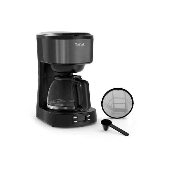 Cafetière filtre programmable - Tefal - Equinox CM520810 - 900 W - Noir - Café moulu