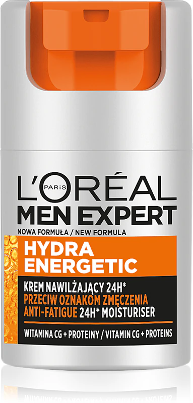 Creme hidratante energético L'Oréal Paris Men Expert Hydra para pele cansada