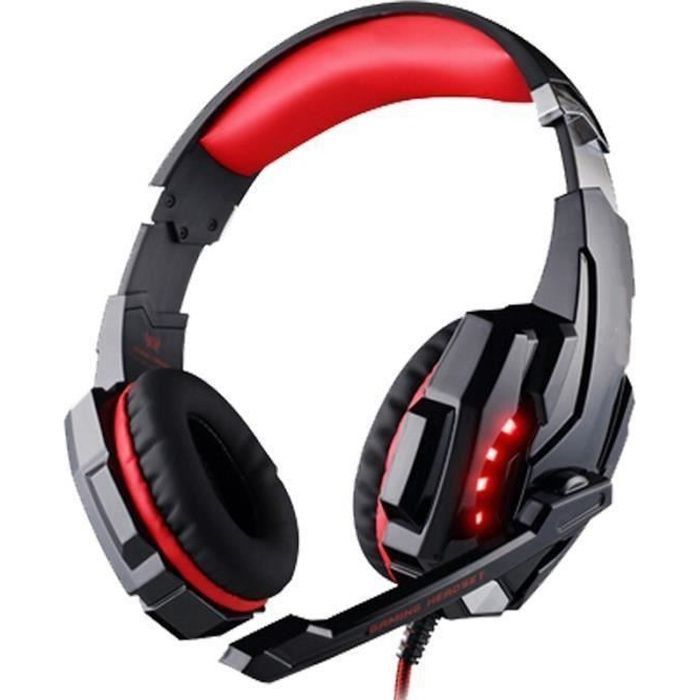7.1 Gaming Headset compatible with PS4 - 3.5mm USB - microphone and LED