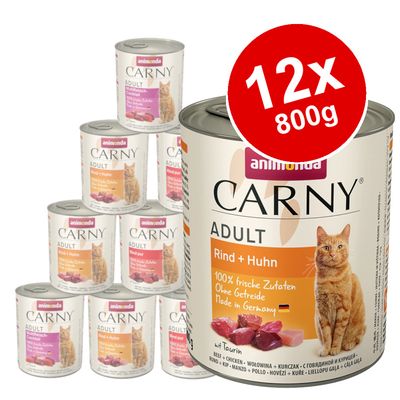 Animonda Carny Sparpackung für Erwachsene, 12 x 800 g