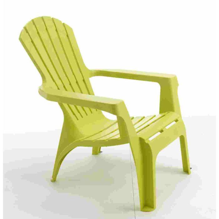 Wilsa Garden Adirondackstoel van polypropyleenhars - Anijs - 1 Adirondackstoel