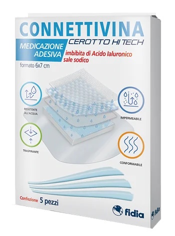 CONNETTIVINA Connettivina Hitech 6X7 pleisters voor wonden en verwondingen