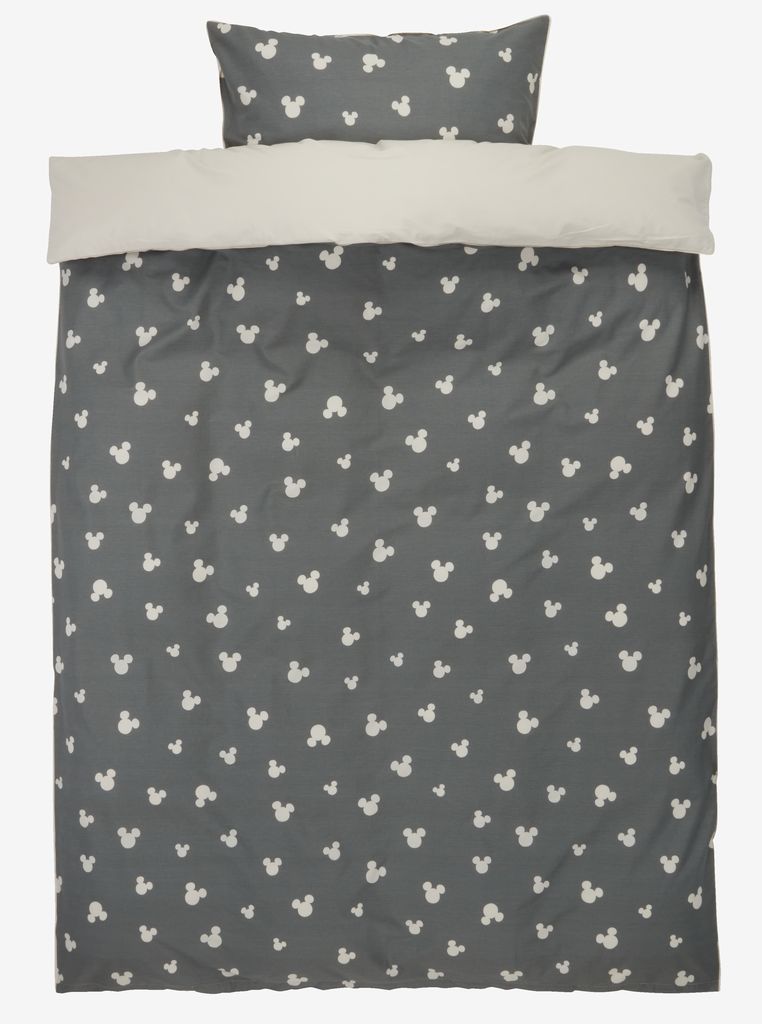 MICKEY MOUSE set posteljine 140x200 siva