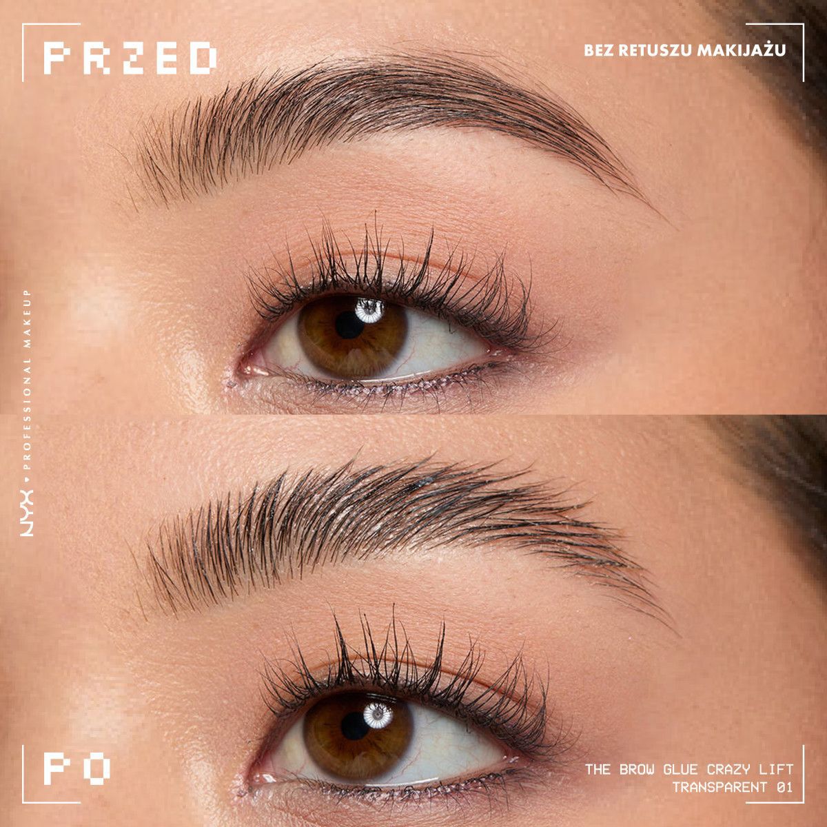NYX Professional Makeup The Brow Glue Crazy Lift