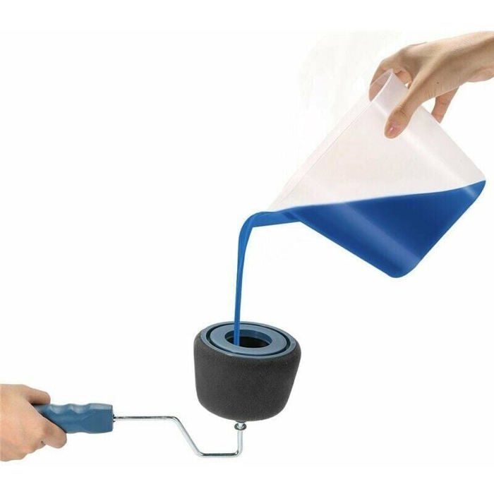 Paint Roller Kit de 6 outils de peintureavec rservoir intgrsystme anti-gouttes et anti-salissurefacile util BRUMISATEUR D'EXTERIEUR