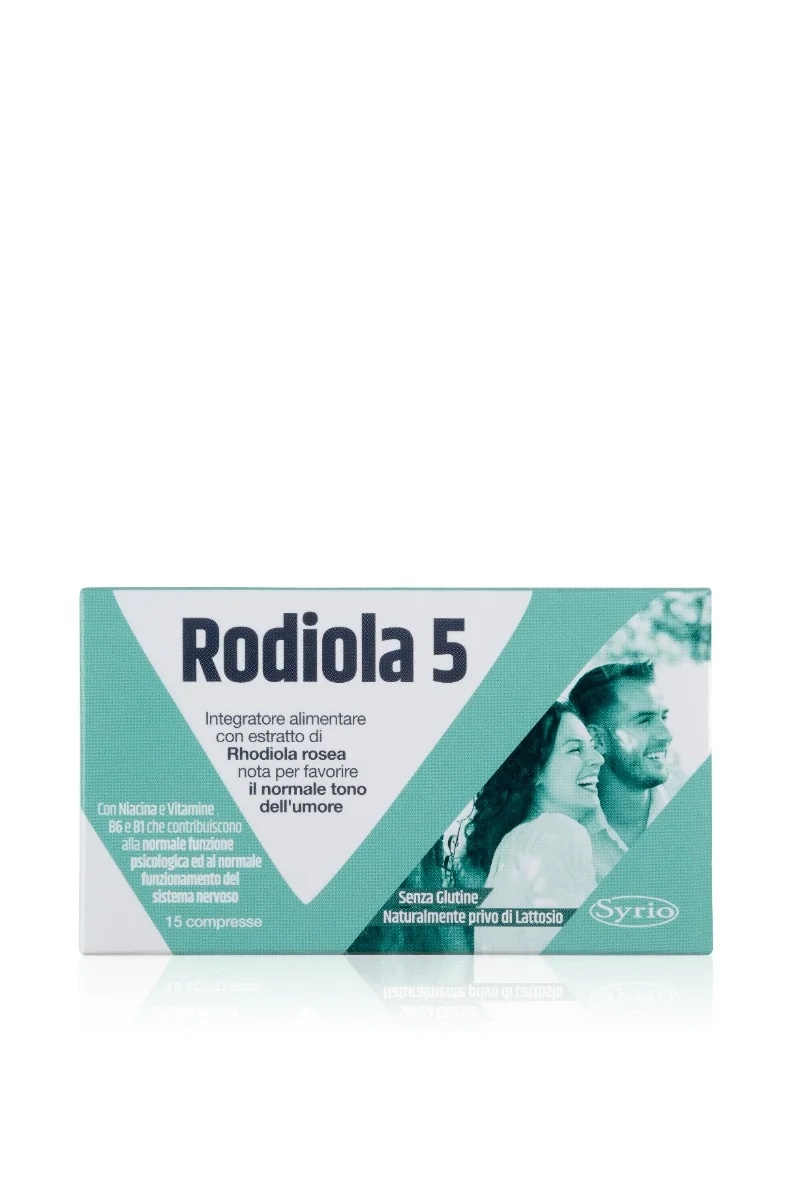 SYRIO Rhodiola 5 15 comprimés Stress et système nerveux