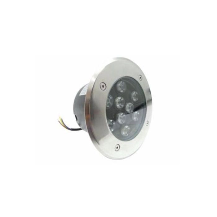 Inbouw LED-buitenspot IP65 220V Aarding 9W 60° - Neutraal wit 4000K - 5500K - SILAMP