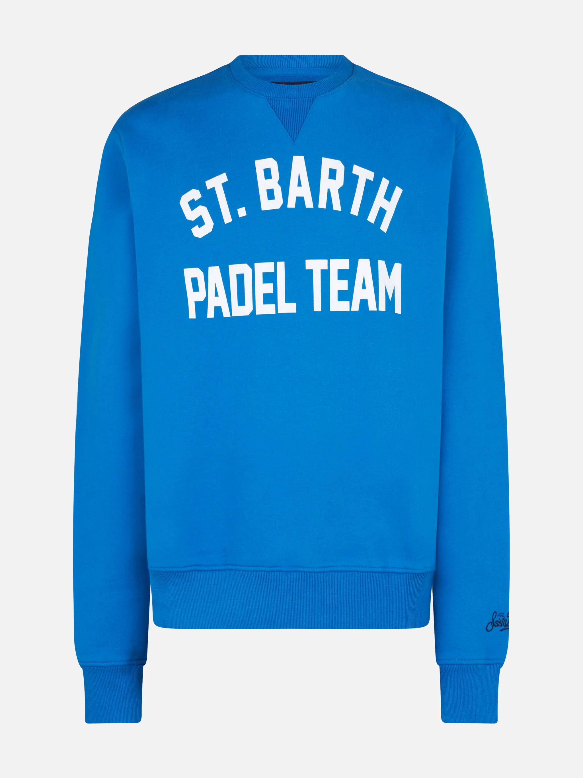 Katoenen sweatshirt met opdruk van het St. Barth Padel Team.
