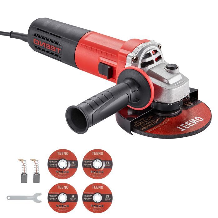 Meuleuse d'angle - TEENO - 1000W - 125 mm - 2000-12000 trs/min - Filaire