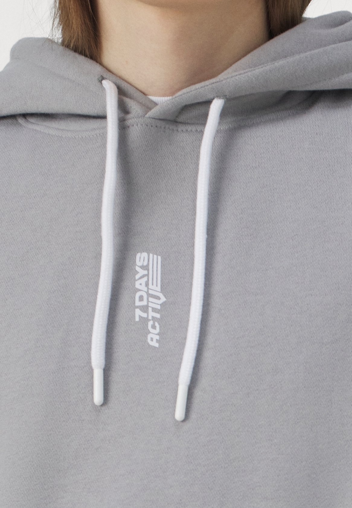 Sweat à capuche actif 7 DAYS - gris