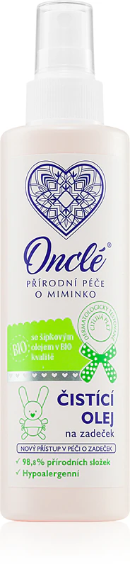 Óleo hidratante e nutritivo para bebês Onclé Baby
