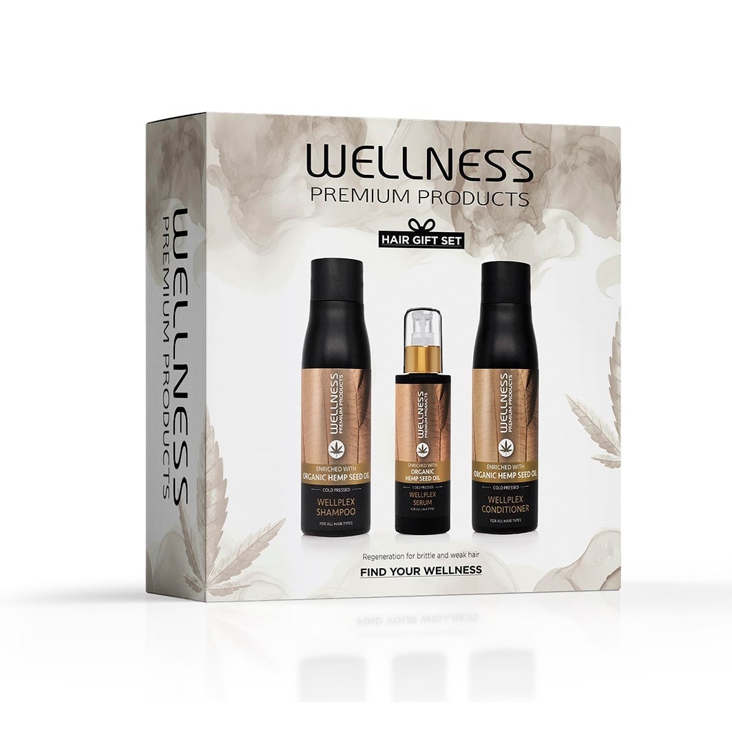 Kit de cuidados capilares Wellplex Wellness – 1 peça