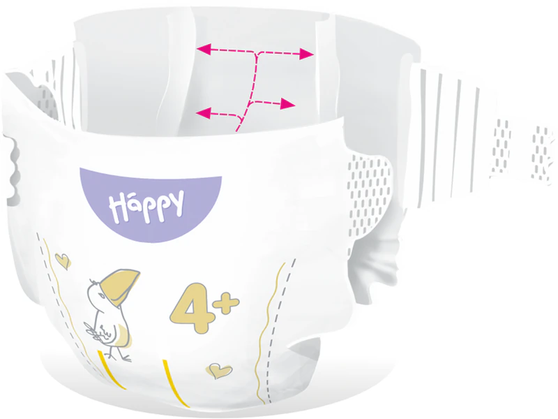 Fraldas descartáveis BELLA Baby Happy Soft&Delicate