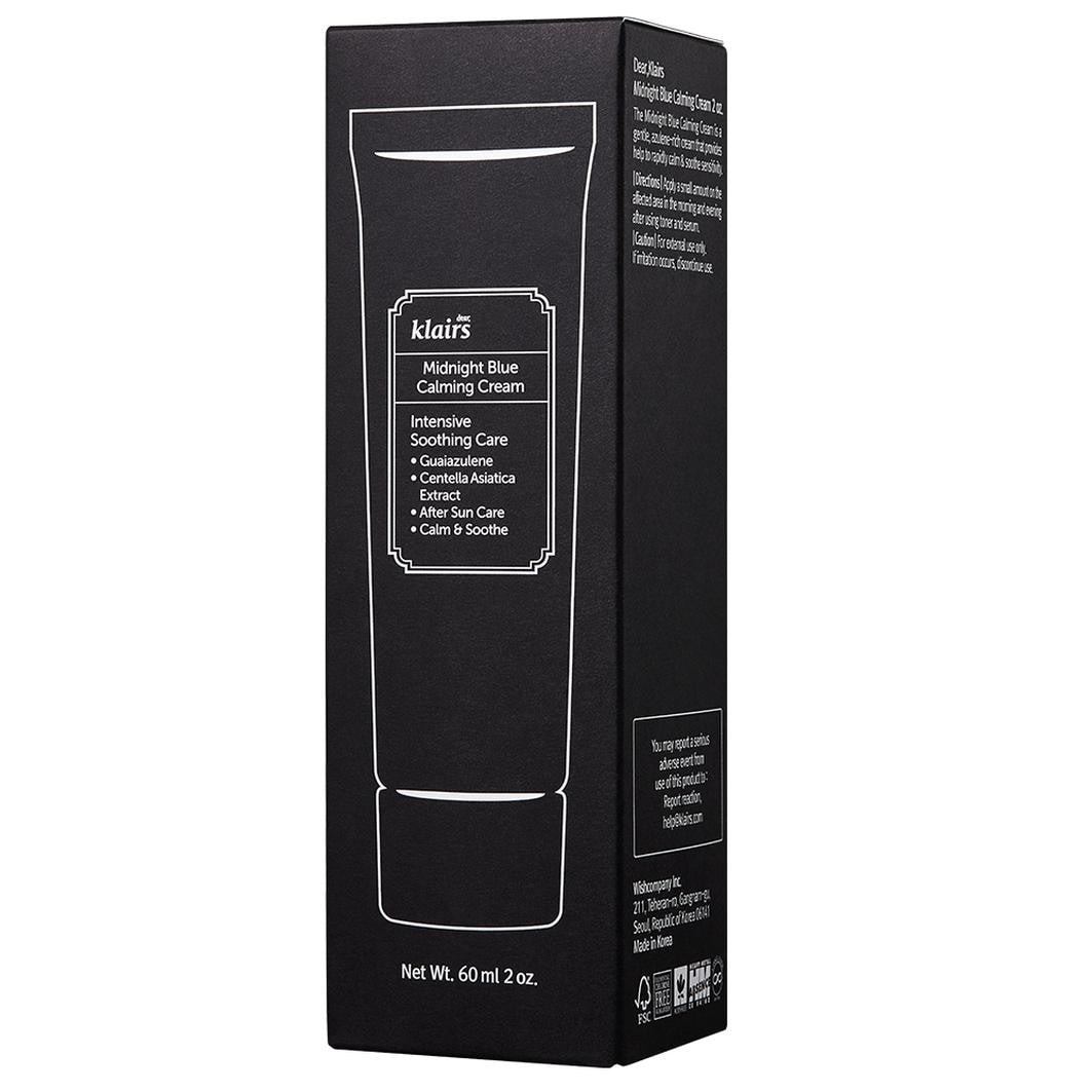 Dear Klairs krema za lice Dear Klairs Midnight Blue umirujuća krema - 60 ml