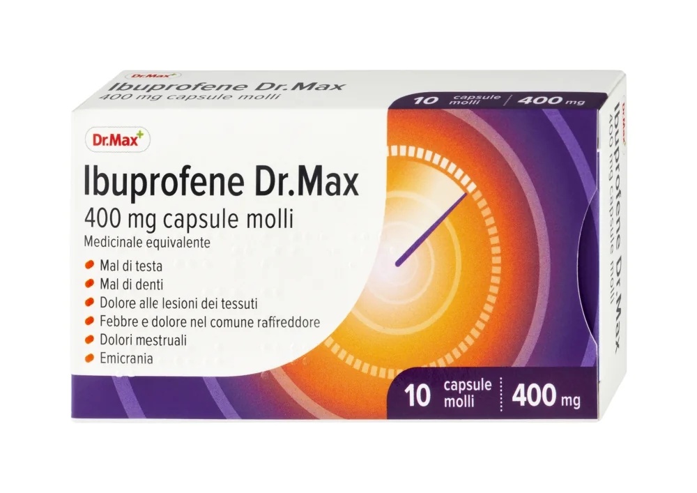 DR. MAX Dr. Max Ibuprofen 10 tabletten 400 mg Ontstekingsremmende geneesmiddelen