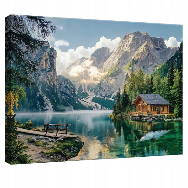 Obraz Na Płótnie Ścianę Góry Natura Widok Do Sypialni Salonu Kuchni 60X40