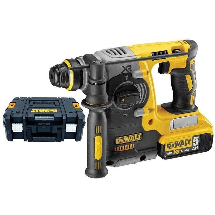 Furadeira de impacto rotativa sem escova DeWalt DCH273P2T-QW 18V SDS-Plus com 2 baterias de 5,0 Ah