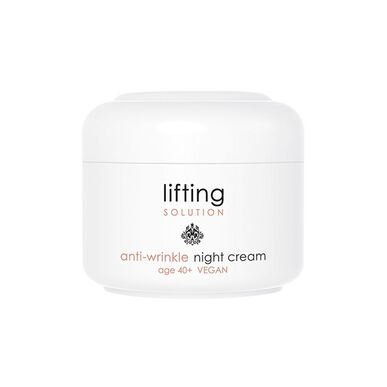 Ziaja Lifting Solution Anti-Wrinkle Night Cream, Korjaava ja Täyttävä Yövoide Iholle, 50 ml