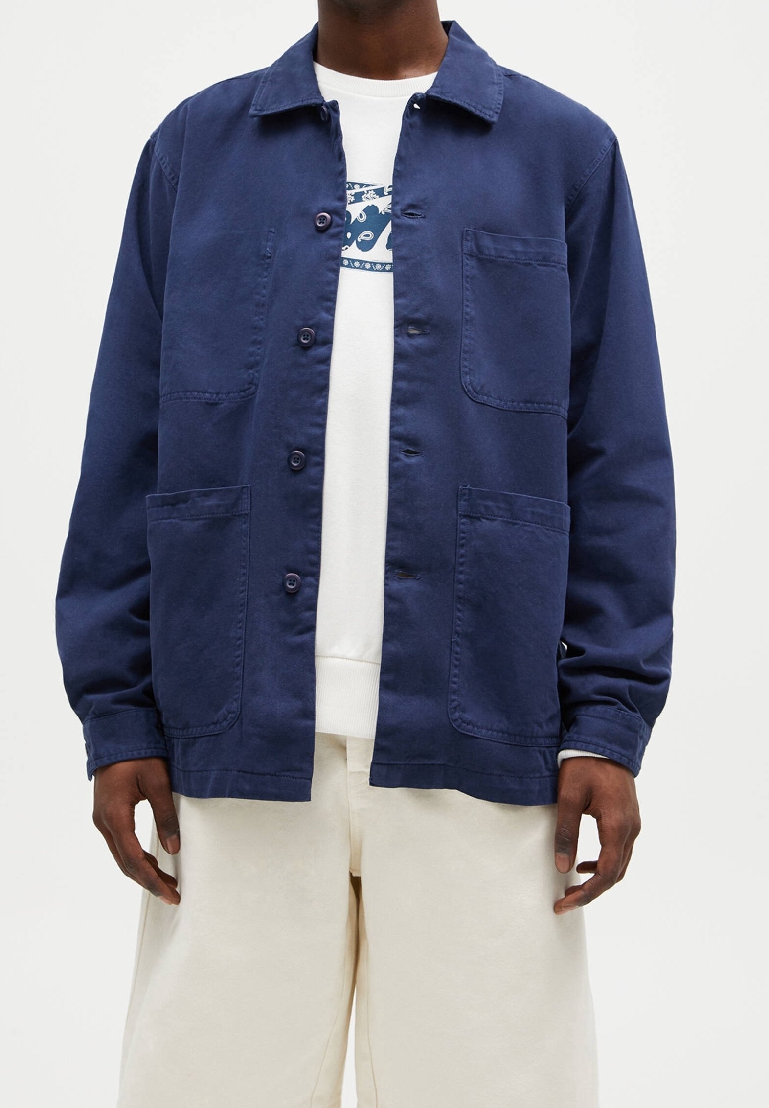 PULL&BEAR Sommerjacke - dunkelblau