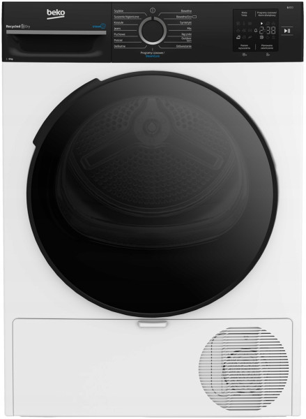 Suszarka Beko BM3T38239WBDC 8kg Pompa ciepła SteamCure Slim 60cm
