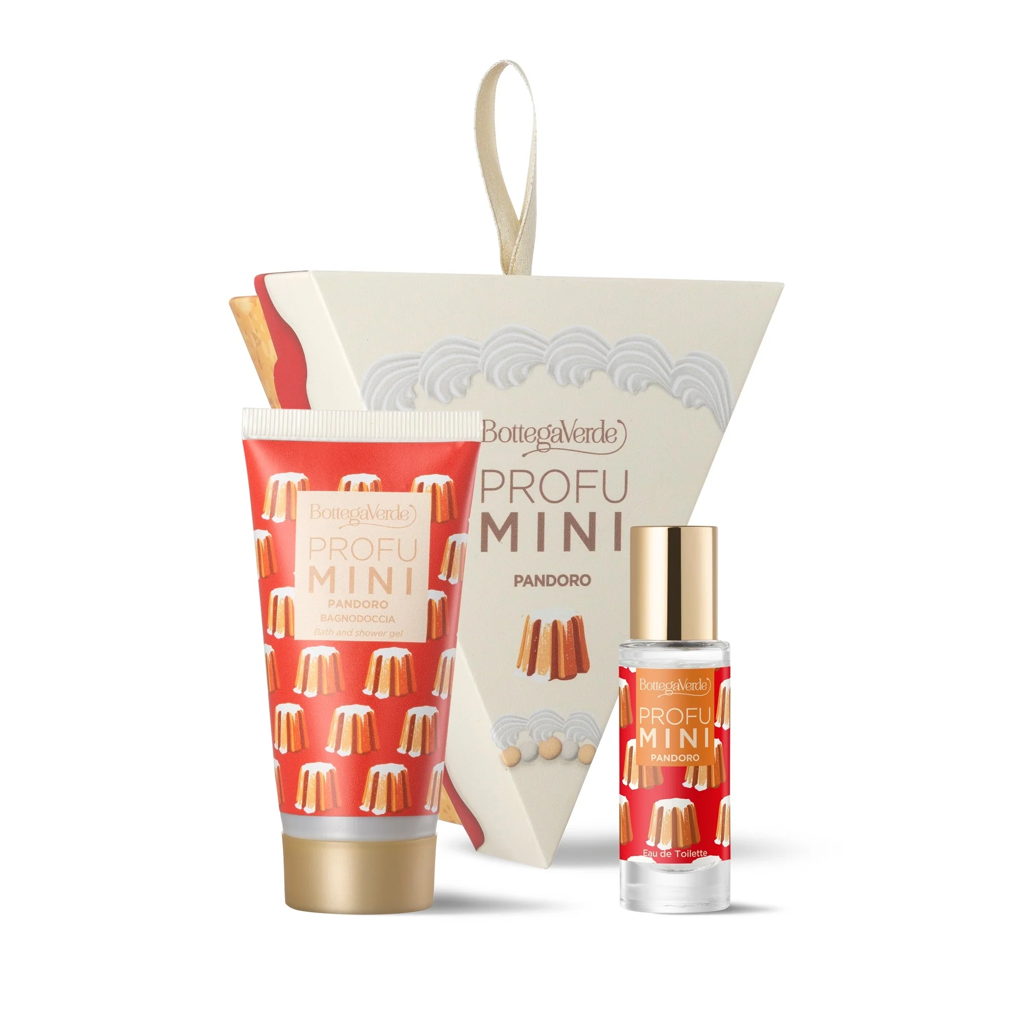 Holiday Collection ProfuMINI - Xmas Cake Pandoro - Cofanetto Profumo Donna, Eau de Toilette, Bagno e Doccia